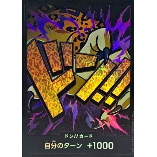 DON!! Card (Rob Lucci) (Parallel) JAP