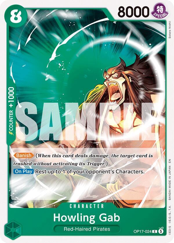 OP17-024 C Howling Gab EN