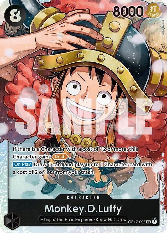 OP17-093 SR Monkey D. Luffy EN