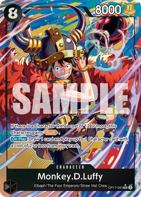 OP17-093 PSR Monkey D. Luffy EN