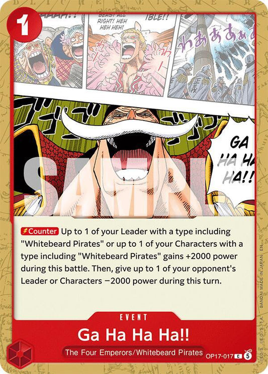 OP17-017 C Ga Ha Ha Ha!! EN