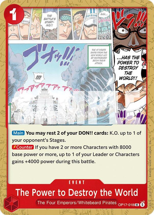 OP17-018 UC The Power to Destroy the World EN