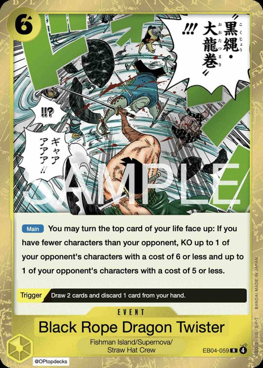 EB04-059 R Black Rope Dragon Twister EN