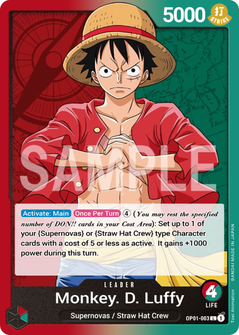 OP01-003 L Monkey.D.Luffy EN