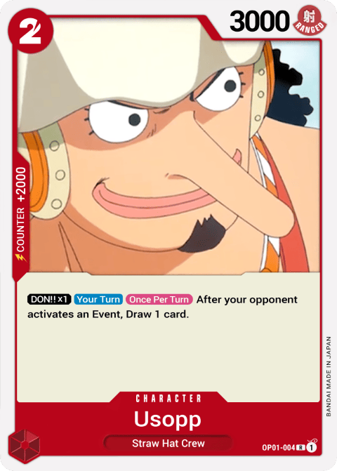 OP01-004 R Usopp EN