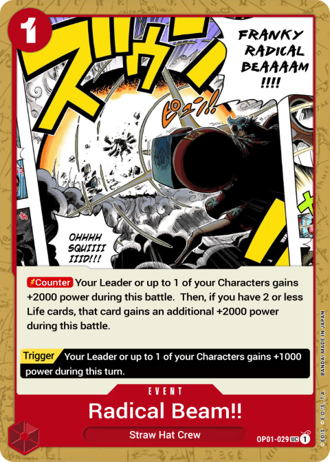 OP01-029 UC Radical Beam!! EN