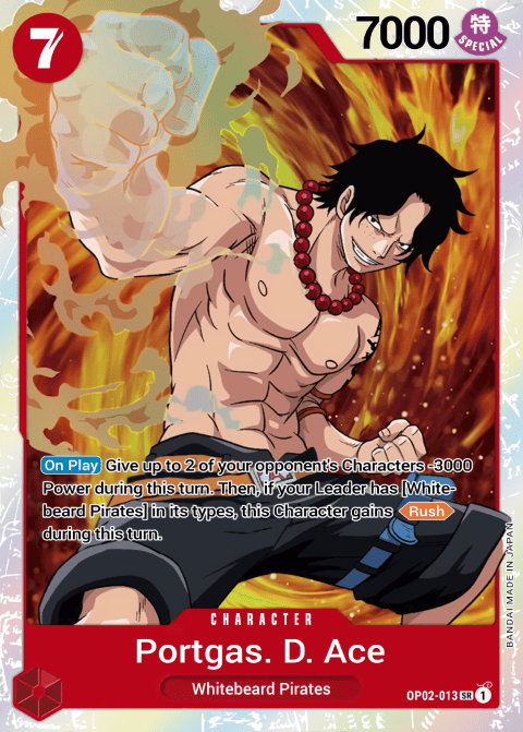OP02-013 SR Portgas.D.Ace EN