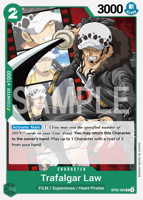 OP02-035 C Trafalgar Law EN