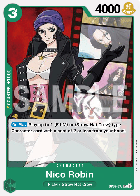OP02-037 UC Nico Robin EN