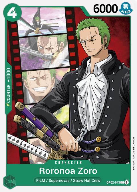 OP02-043 C Roronoa Zoro EN