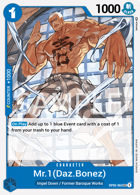 OP02-063 UC Mr.1(Daz.Bonez) EN