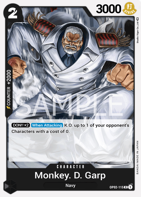 OP02-115 R Monkey.D.Garp EN