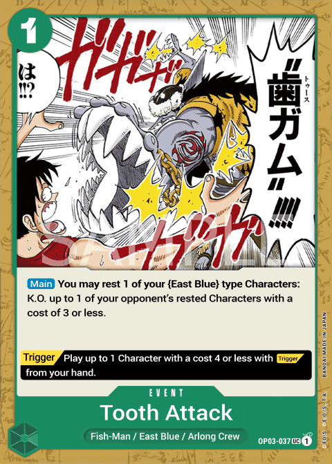 OP03-037 C Tooth Attack EN