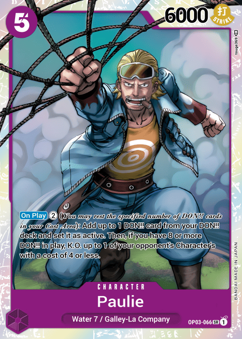 OP03-066 SR Paulie EN