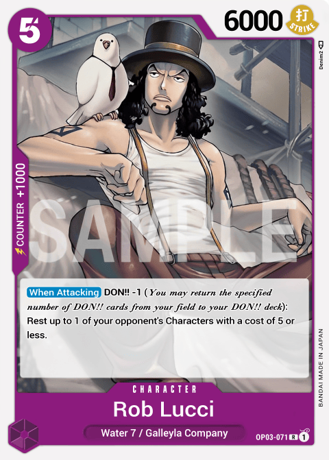 OP03-071 R Rob Lucci EN