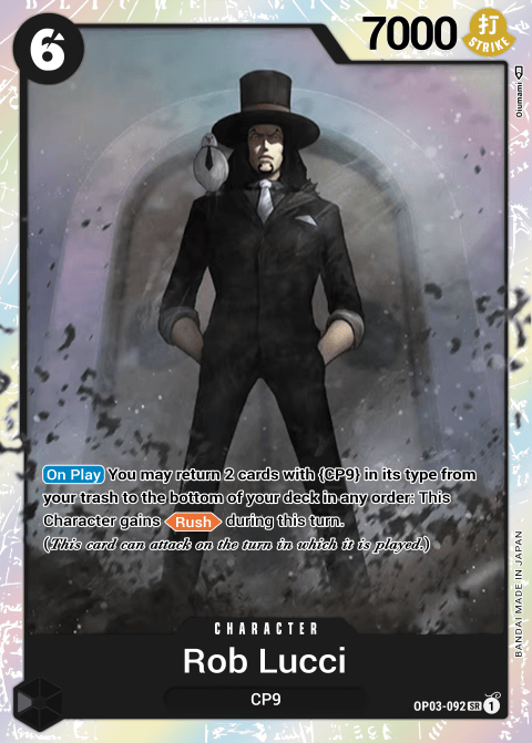 OP03-092 SR Rob Lucci EN