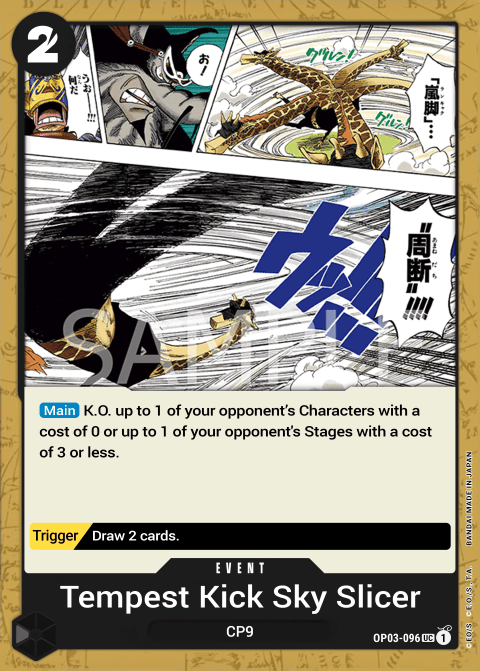 OP03-096 UC Tempest Kick Sky Slicer EN