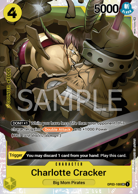 OP03-108 SR Charlotte Cracker EN