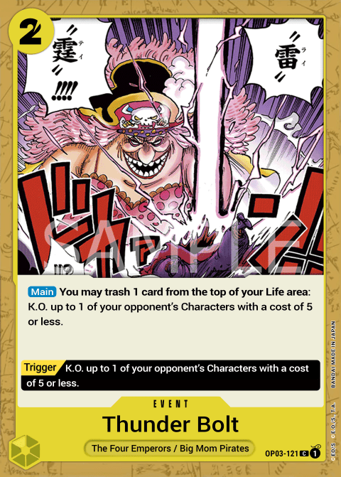 OP03-121 C Thunder Bolt EN