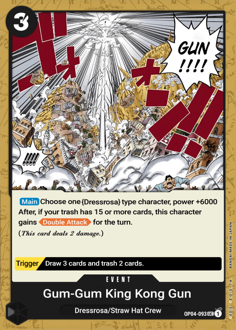 OP04-093 UC Gum-Gum King Kong Gun EN