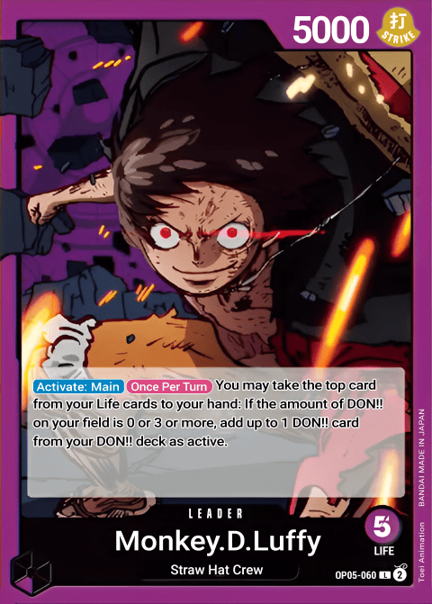 OP05-060 L Monkey.D.Luffy EN