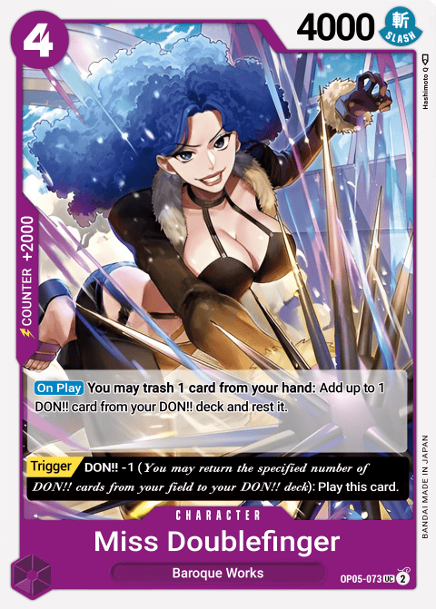 OP05-073 UC Miss Doublefinger(Zala) EN