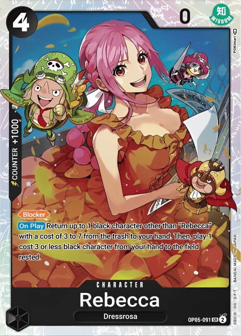 OP05-091 SR Rebecca EN