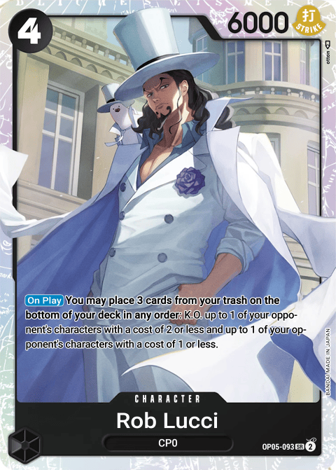OP05-093 SR Rob Lucci EN