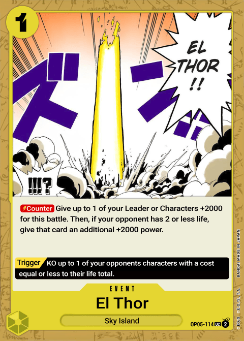 OP05-114 UC El Thor EN