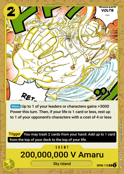 OP05-115 R Two-Hundred Million Volts Amaru EN