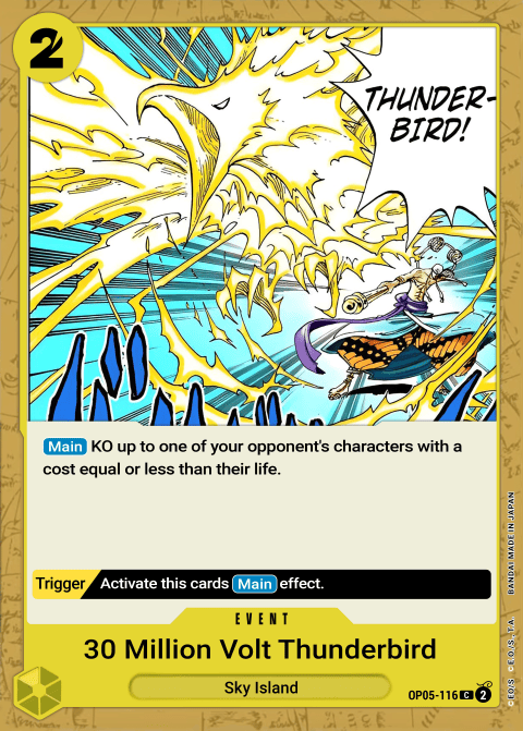 OP05-116 C Hino Bird Zap EN