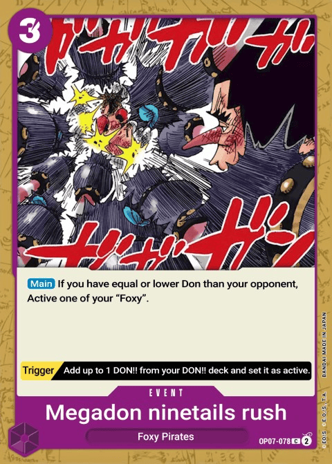 OP07-078 C Megaton Nine-Tails Rush EN