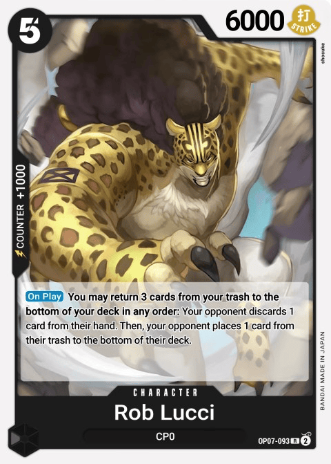 OP07-093 R Rob Lucci EN