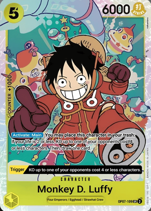 OP07-109 SR Monkey.D.Luffy EN