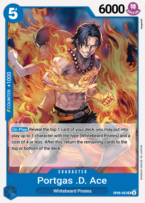 OP08-052 R Portgas.D.Ace EN