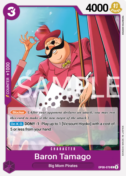 OP08-070 C Baron Tamago EN