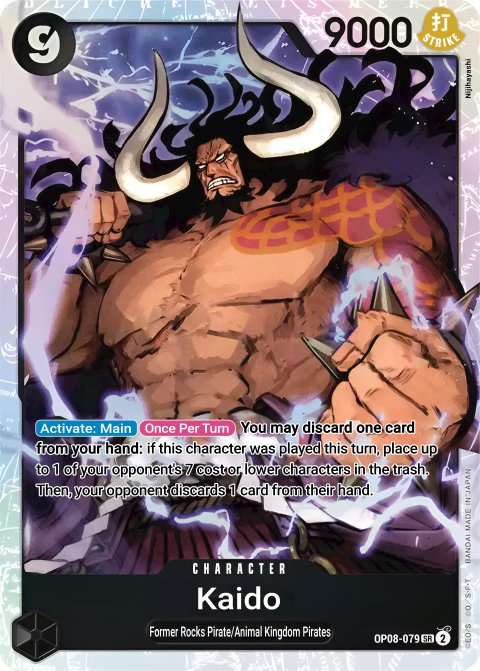 OP08-079 SR Kaido EN