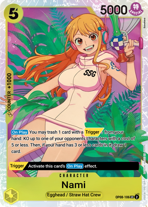 OP08-106 SR Nami EN