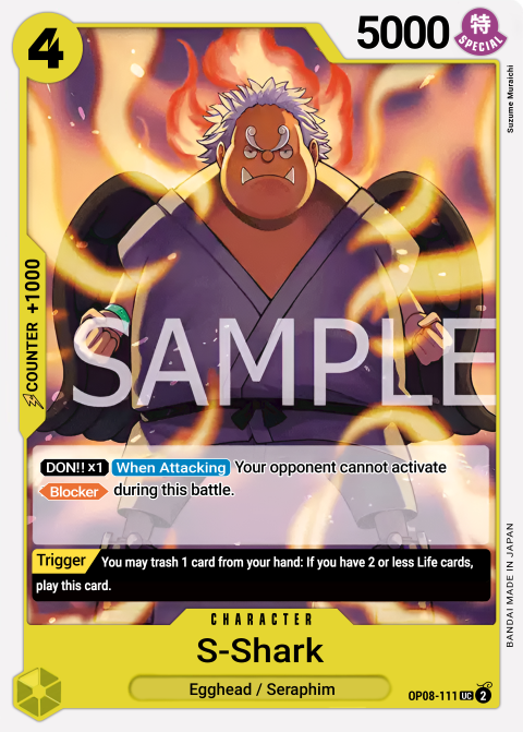 OP08-111 UC S-Shark EN