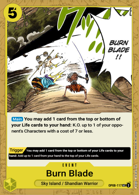 OP08-117 UC Burn Blade EN