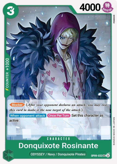 OP09-032 UC Donquixote Rosinante EN