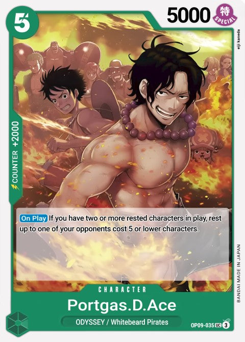 OP09-035 UC Portgas.D.Ace EN