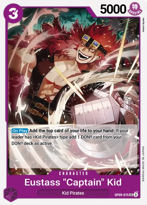 OP09-075 UC Eustass"Captain"Kid EN