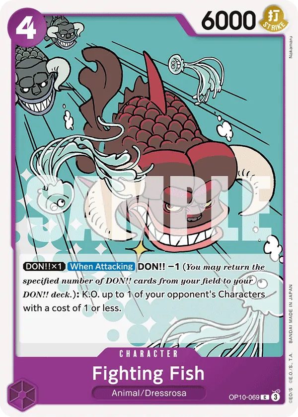 OP10-069 C Fighting Fish EN