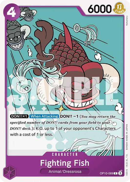 OP10-069 C Fighting Fish EN