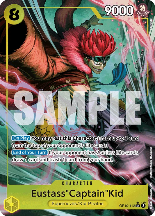 OP10-112 PSR Eustass Captain Kid EN
