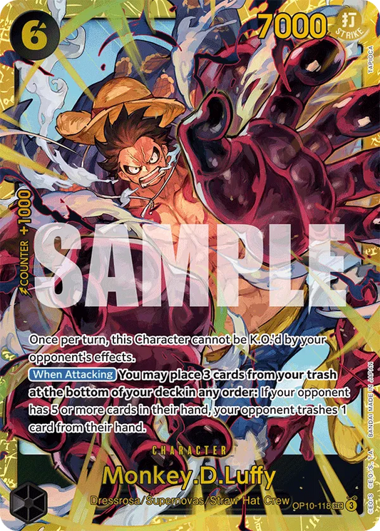 OP10-118 SEC Monkey.D.Luffy EN