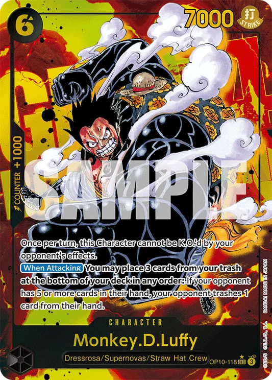 OP10-118 PSEC Monkey.D.Luffy EN