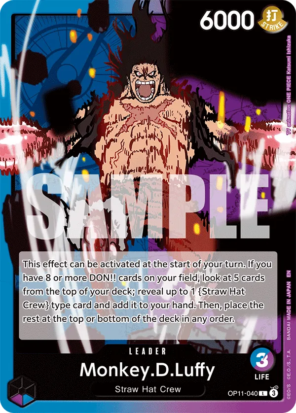 OP11-040 L Monkey D. Luffy EN