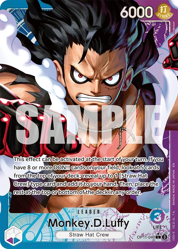 OP11-040 PL Monkey D. Luffy EN